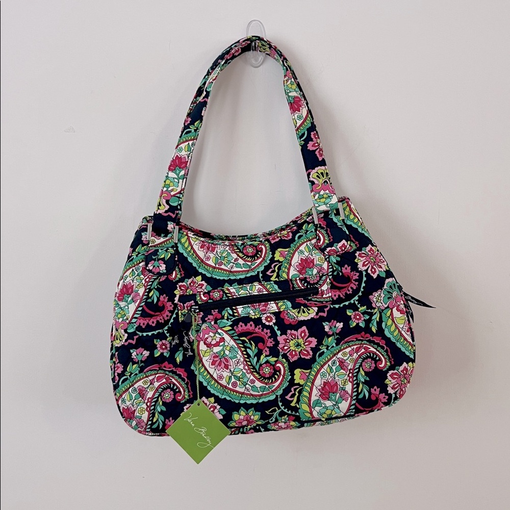 Vera Bradley Colorful Paisley Women's Tote Bag, shoulder bag Emily Satchel NWT
